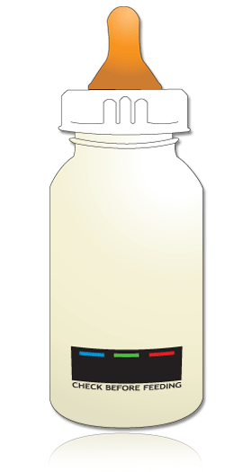 baby bottle temperature indicator product