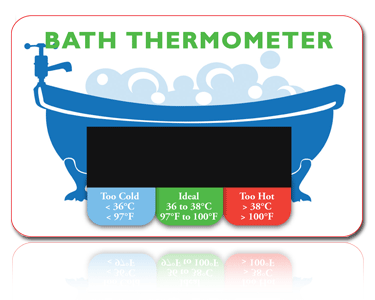 bath thermometer product