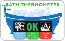 Bath thermometer icon