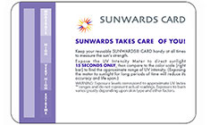 Sunwards indicator custom product card